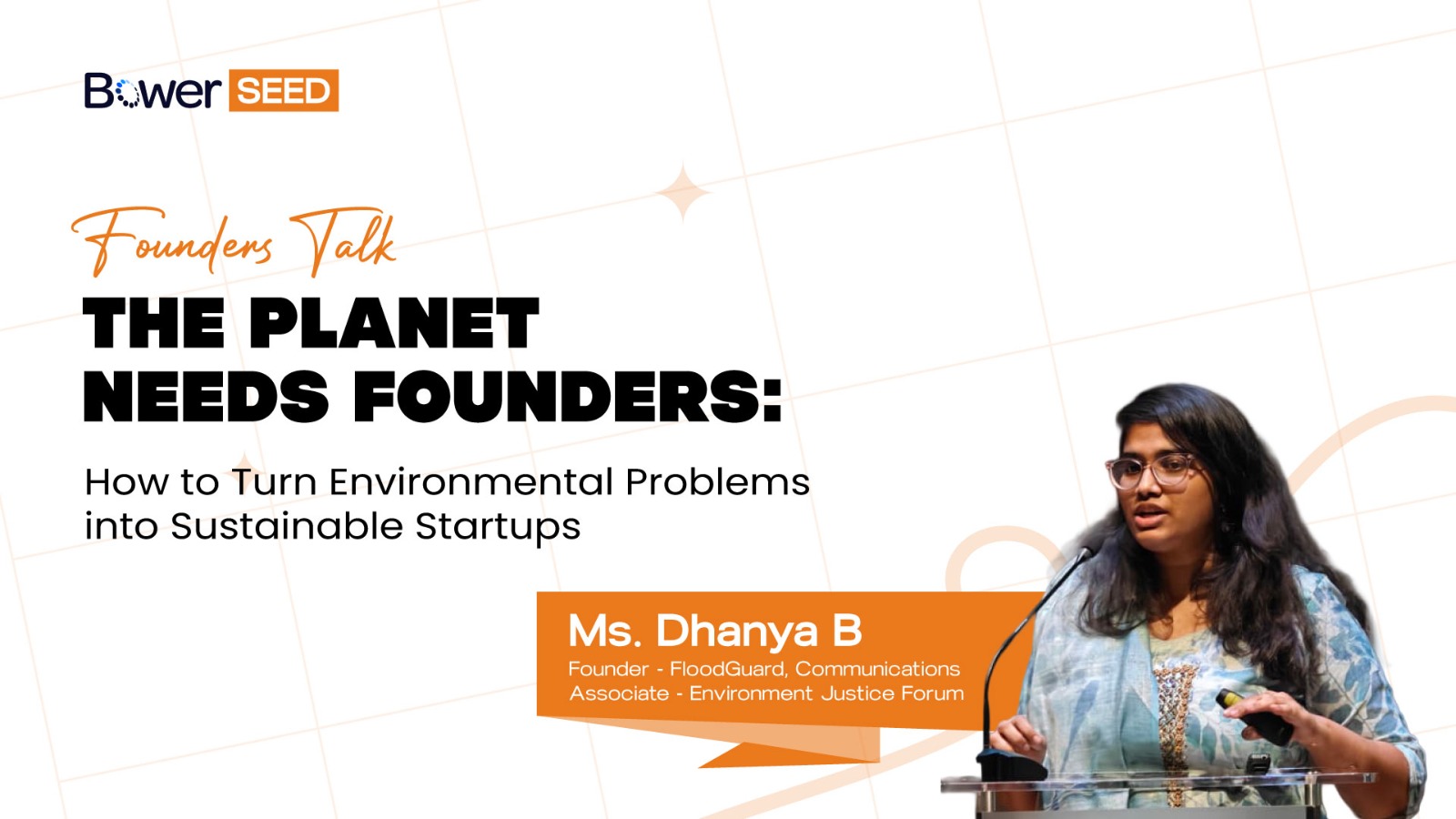 FOUNDER’S TALK – THE PLANET NEEDS FOUNDERS: HOW TO TURN ENVIRONMENTAL PROBLEMS INTO SUSTAINABLE STARTUPS* 🚀 